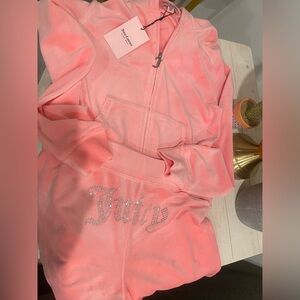 NWT Flamingo Pink Juicy Couture OG Tracksuit